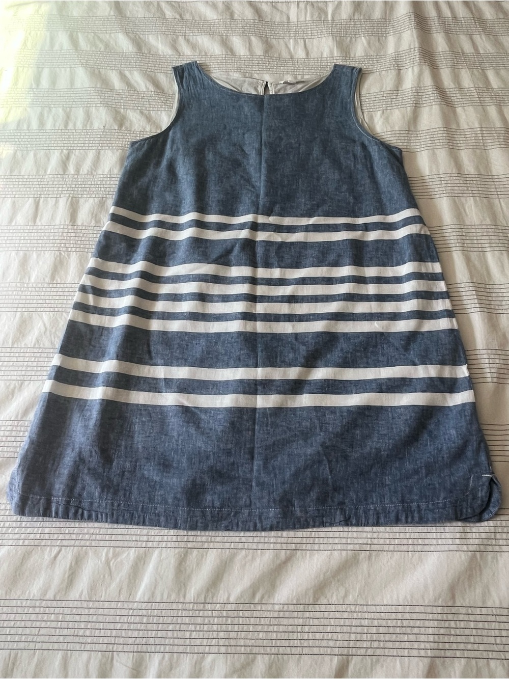 Coastal Linen-blend Summer Shift Dress